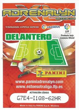 2013-14 Panini Adrenalyn XL Liga BBVA #65 Pedro Rodríguez Back