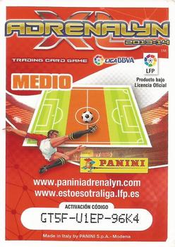 2013-14 Panini Adrenalyn XL Liga BBVA #267 Raul Baena Back