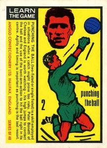 1970 Anglo Confectionery Learn The Game #2 Peter Bonetti Front