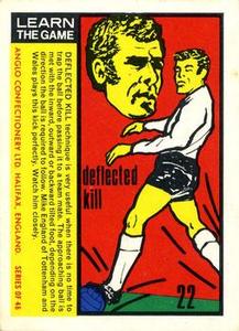 1970 Anglo Confectionery Learn The Game #22 Mike England Front