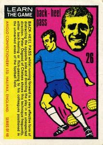 1970 Anglo Confectionery Learn The Game #26 Peter Osgood Front