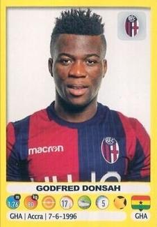 2018-19 Panini Calciatori Stickers #45 Godfred Donsah Front