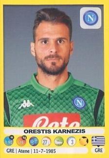 2018-19 Panini Calciatori Stickers #342 Orestis Karnezis Front