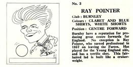 1960 Chix Confectionery Footballers #3 Ray Pointer Back