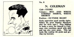 1960 Chix Confectionery Footballers #8 Tim Coleman Back