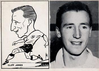 1961 Leaf Portrait & Caricature #11 Cliff Jones Front