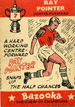 1962 A&BC Chewing Gum Bazooka #7 Ray Pointer Back