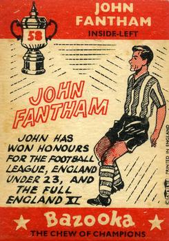 1962 A&BC Chewing Gum Bazooka #58 John Fantham Back