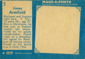 1963 A&BC Footballers #5 Jimmy Armfield Back