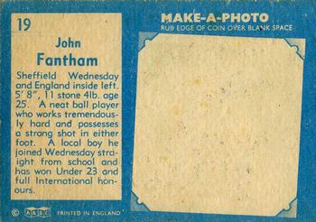1963 A&BC Footballers #19 John Fantham Back