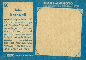 1963 A&BC Footballers #60 John Barnwell Back