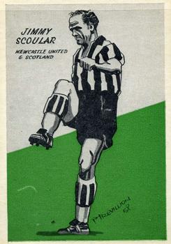 1958 Master Vending Cardmaster Football Tips #13 Jimmy Scoular Front
