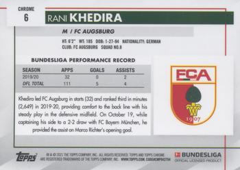 2020-21 Topps Chrome Bundesliga #6 Rani Khedira Back