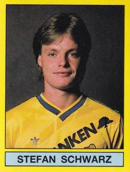 1991 Panini Fotboll 91 Allsvenskan #254 Stefan Schwarz Front