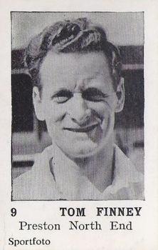 1954 Sportfoto Footballers #9 Tom Finney Front