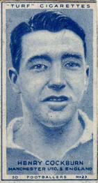 1948 Turf Cigarettes Footballers #23 Henry Cockburn Front