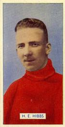 1935 Carreras Famous Footballers #38 H. E. Hibbs Front
