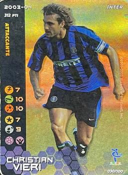 2003-04 Wizards Football Champions Italy #30 Christian Vieri Front