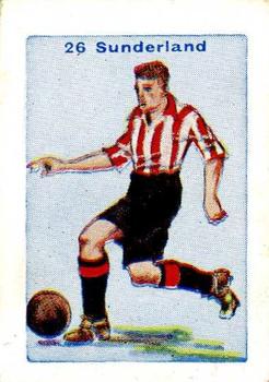 1934 D.C. Thomson Football Teams #26 Sunderland Front