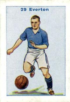 1934 D.C. Thomson Football Teams #29 Everton Front
