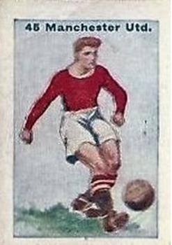 1934 D.C. Thomson Football Teams #45 Manchester United Front