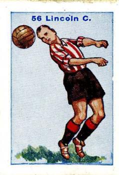 1934 D.C. Thomson Football Teams #56 Lincoln City Front