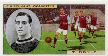 1914 Churchman's Footballers (Brown back) #5 Tommy Boyle Front