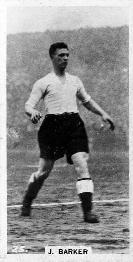 1934 J. A. Pattreiouex Footballers in Action #25 Jack Barker Front