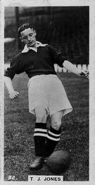1934 J. A. Pattreiouex Footballers in Action #32 Tommy Jones Front
