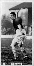 1934 J. A. Pattreiouex Footballers in Action #65 Jesse Carver Front