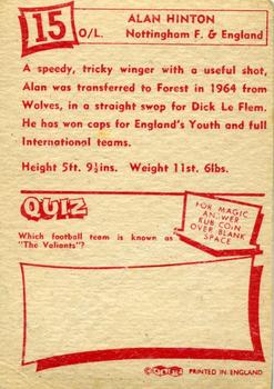1964 A&BC Footballers #15 Alan Hinton Back