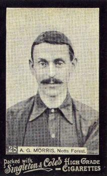 1905 Singleton & Cole's Footballers #28 Grenville Morris Front