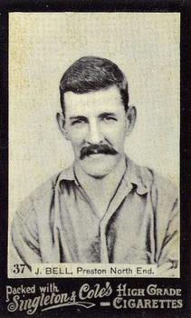 1905 Singleton & Cole's Footballers #37 Jack Bell Front