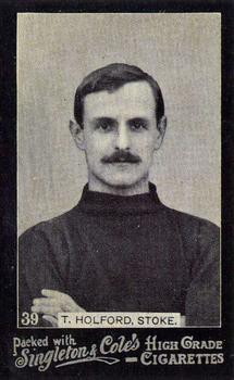 1905 Singleton & Cole's Footballers #39 Tom Holford Front