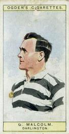 1926 Ogden's Cigarettes Captains of Association Football Clubs, & Colours #14 George Malcolm Front