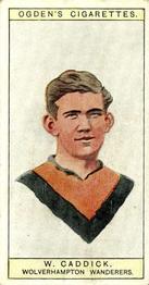 1926 Ogden's Cigarettes Captains of Association Football Clubs, & Colours #44 William Caddick Front