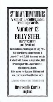 2003 Beanstalk Saturday Afternoon Heroes #12 Billy Steel Back