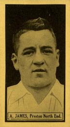 1927 D.C. Thomson / The Rover This Year's Top-Form Footballers #24 Alec James Front