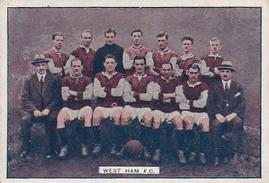 1928 Bucktrout & Co. Football Teams #50 West Ham United Front