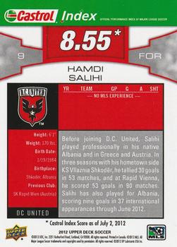 2012 Upper Deck Castrol Index MLS All-Star Game #5 Hamdi Salihi Back