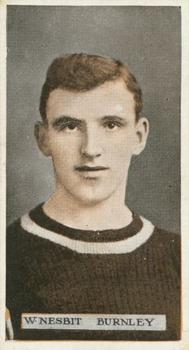 1914 Wills's Famous Footballers #5 Billy Nesbitt Front