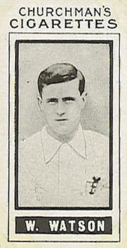 1914 Churchman's Footballers #3 Billy Watson Front
