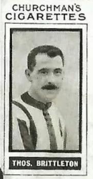 1914 Churchman's Footballers #12 Thomas Brittleton Front
