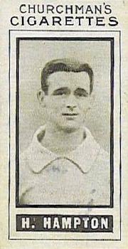 1914 Churchman's Footballers #25 Harry Hampton Front