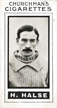 1914 Churchman's Footballers #49 Harold Halse Front