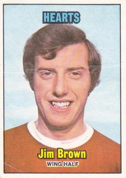 1970-71 A&BC Chewing Gum Footballers (Scottish) #124 Jim Brown Front