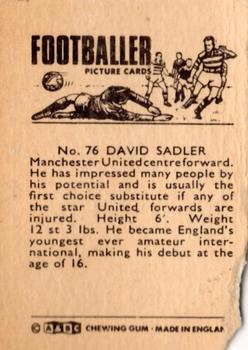 1966-67 A&BC Footballers #76 David Sadler Back
