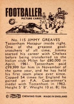1966-67 A&BC Footballers #115 Jimmy Greaves Back