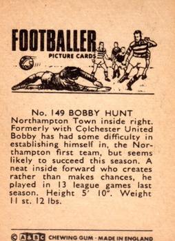1966-67 A&BC Footballers #149 Bobby Hunt Back