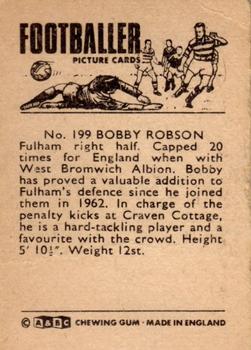 1966-67 A&BC Footballers #199 Bobby Robson Back
